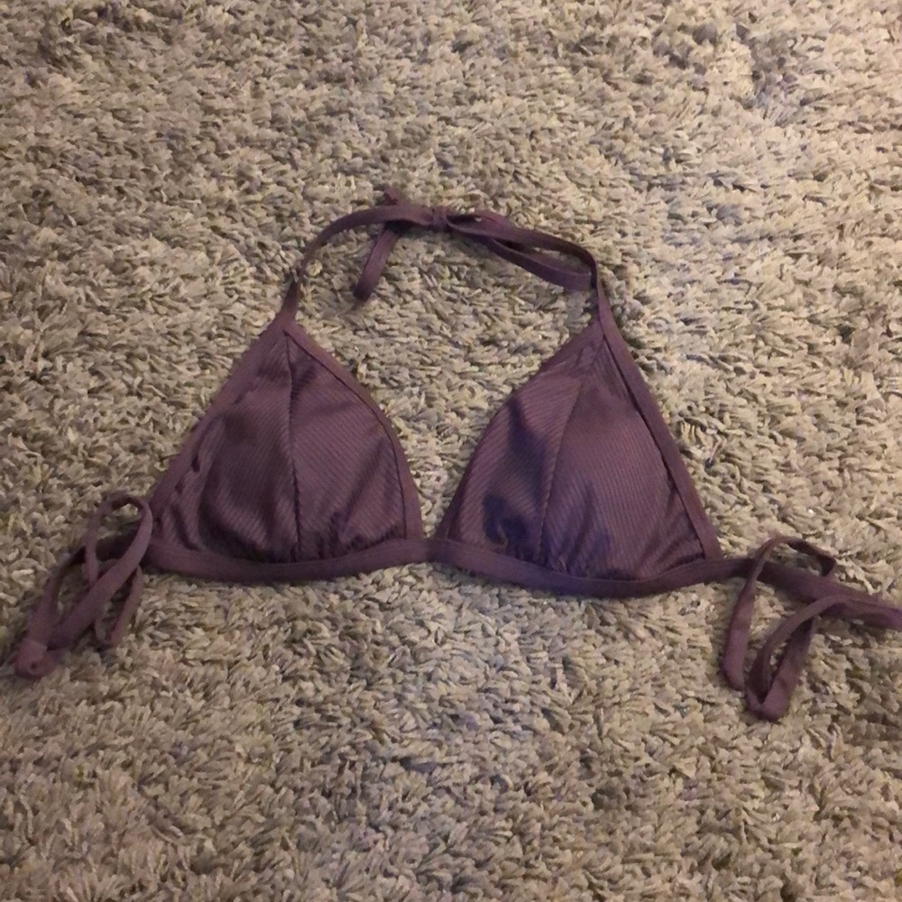 Purple bikini top